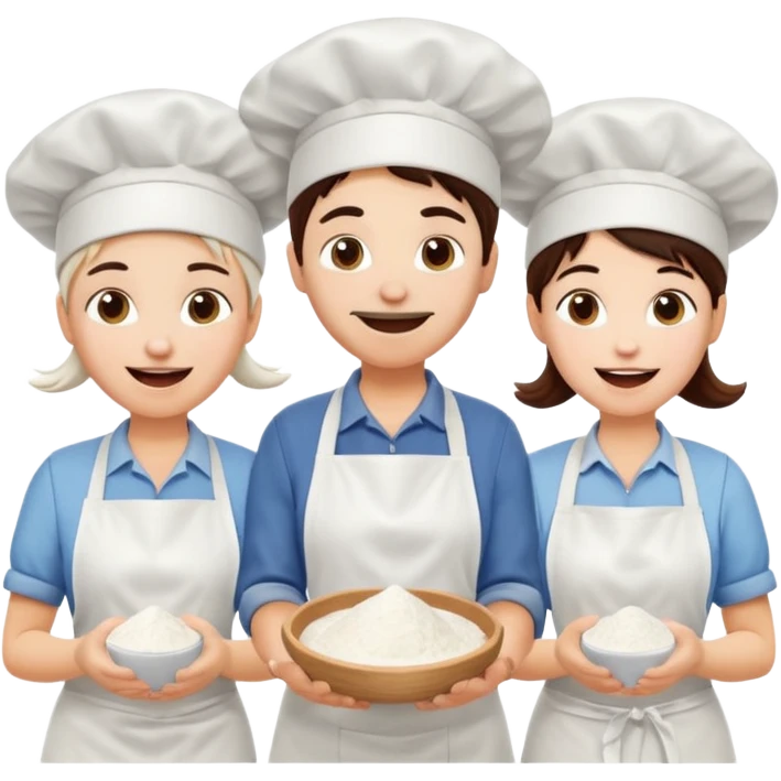 Goofy bakers emoji