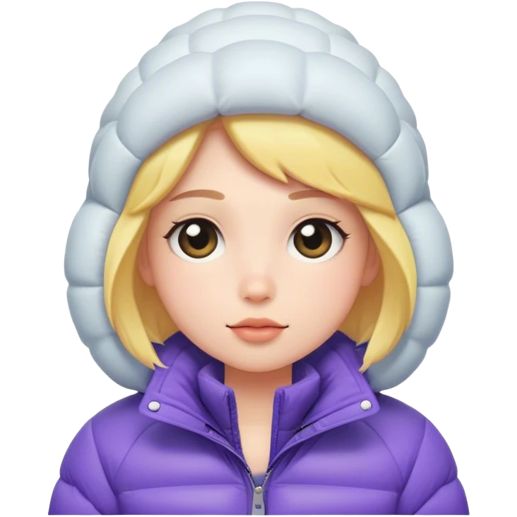 Cute aesthetic puffer jacket￼ emoji