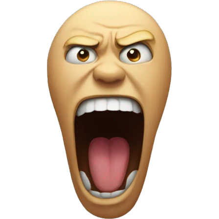 Screaming emoji emoji