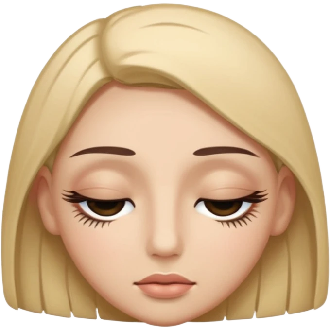 👁️ give me a version of the eye emoji at the begining of this prompt, but the eye is closed
the 4th thing you generated in the most recent generation... yes that is an example of a human face with eyes closed now give me a single eye that is closed as an emoji

 emoji