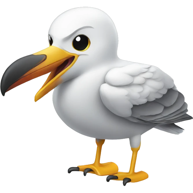 hockey seagull emoji