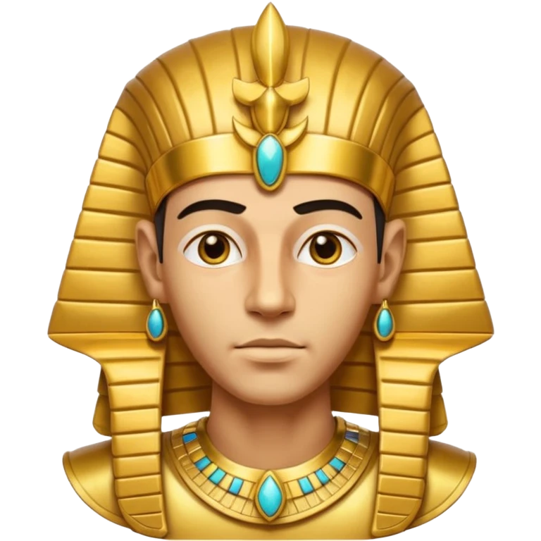 Pharaoh  male face character face only front face

 emoji