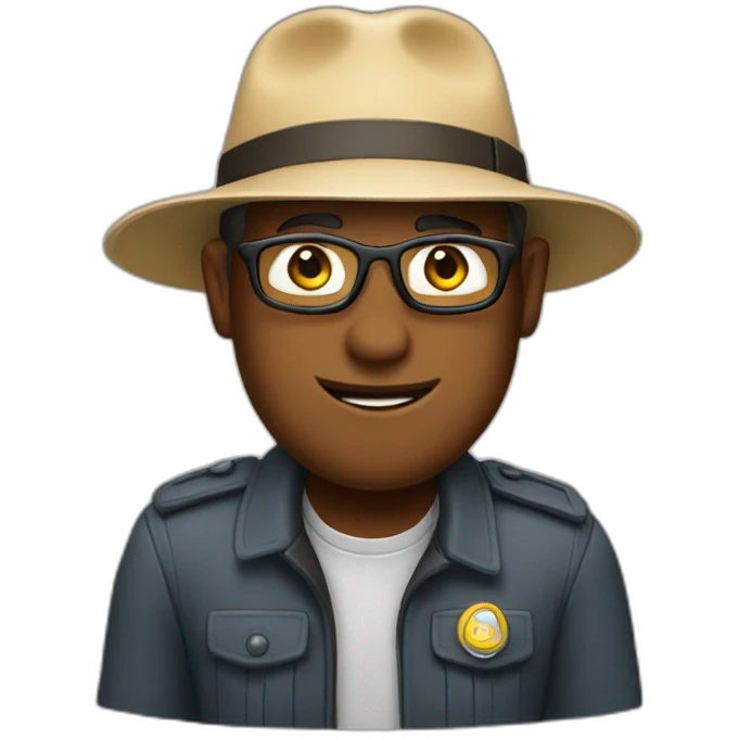 Tour guide emoji