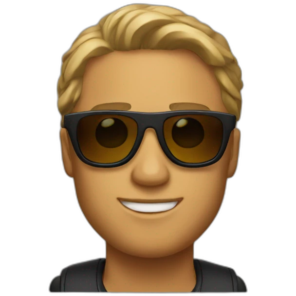 travis in sunglasses emoji