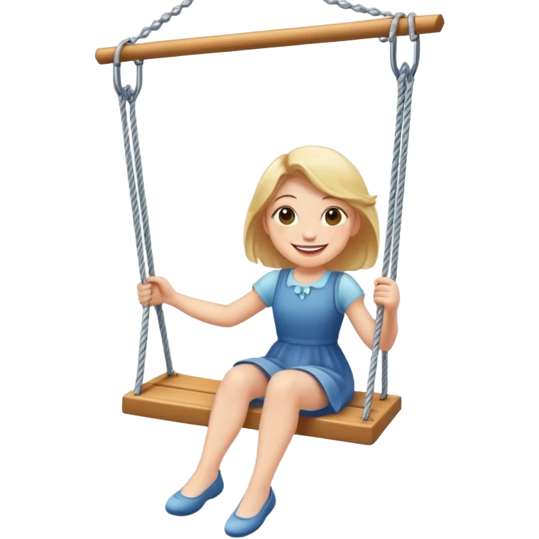person swinging on a swing emoji