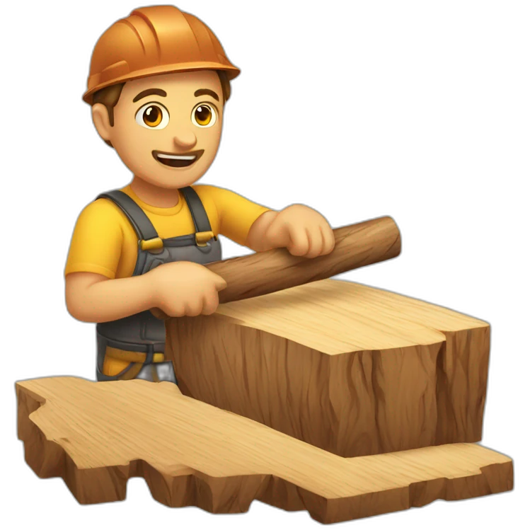working wood emoji