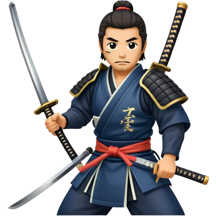 samurai pulling out a katana from sheath emoji