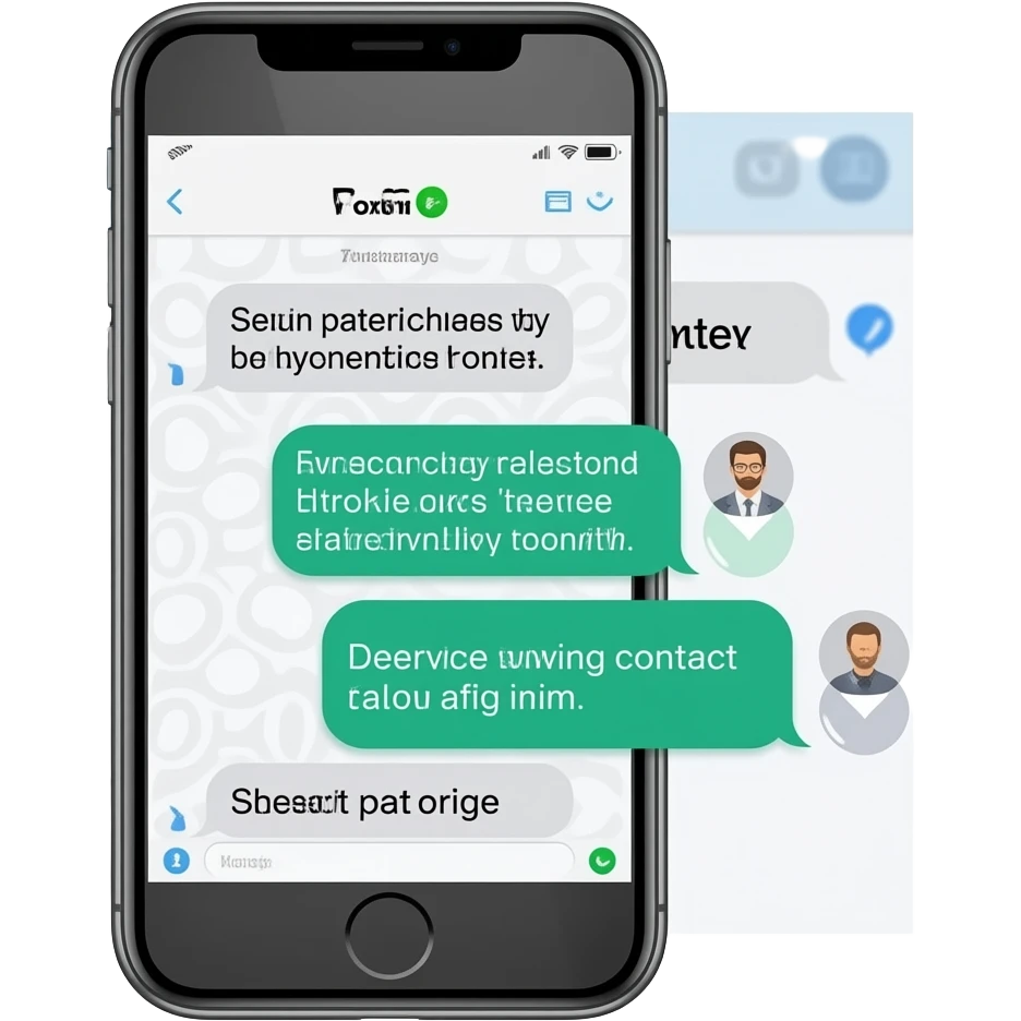 phone with a message sent to the wrong person emoji