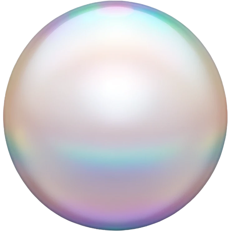 a pearl emoji