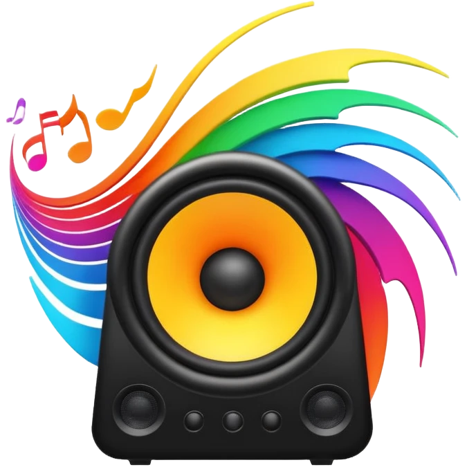 loud music emoji