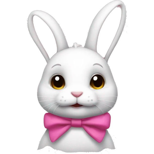 Bunny with a pink ྀིྀི emoji
