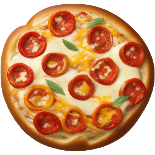 Pretzel Bread Pizza emoji