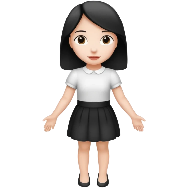 Black and white girl holding hands backs turned emoji