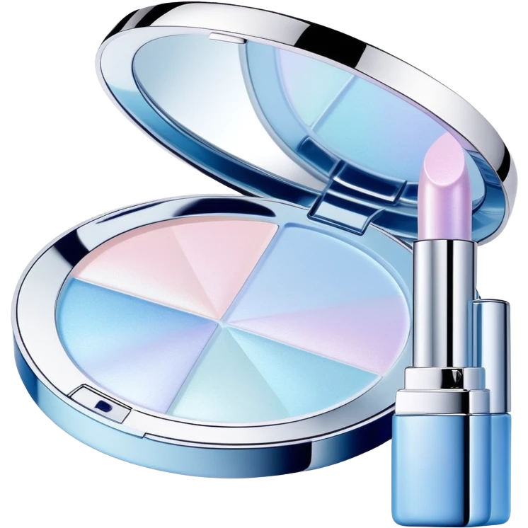 Light blue Dior makeup emoji