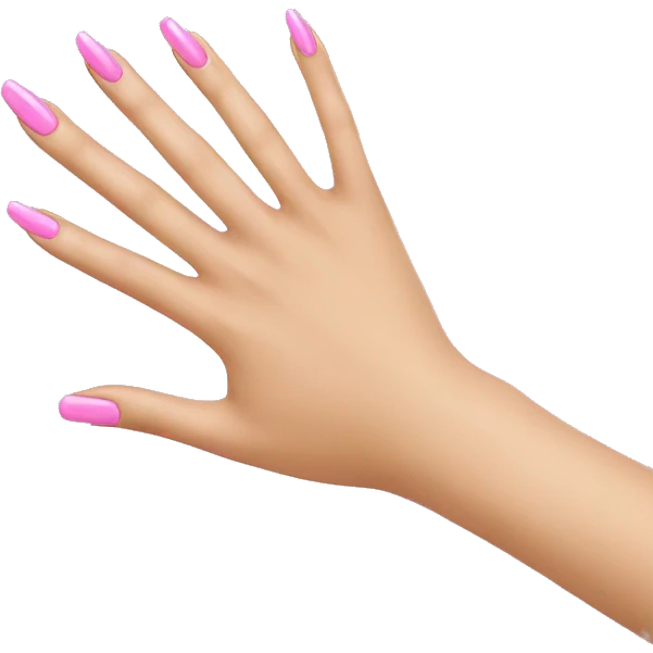 Pink nails emoji