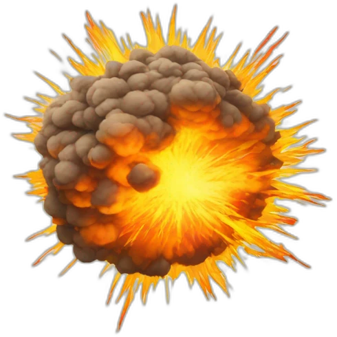 fireball explosion emoji