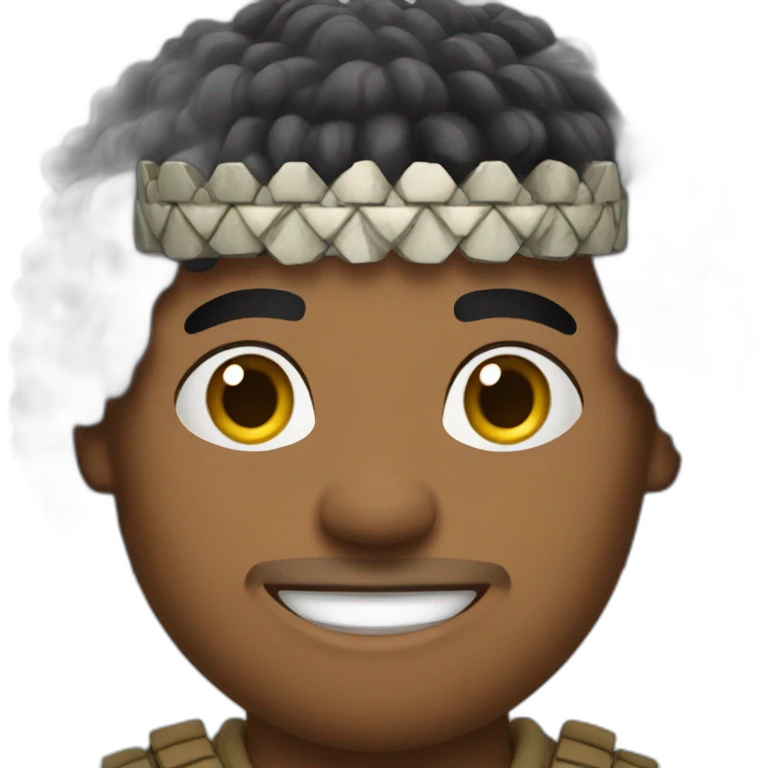 Fijian Warrior Guy emoji