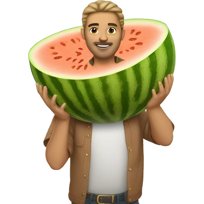 Holding melons emoji