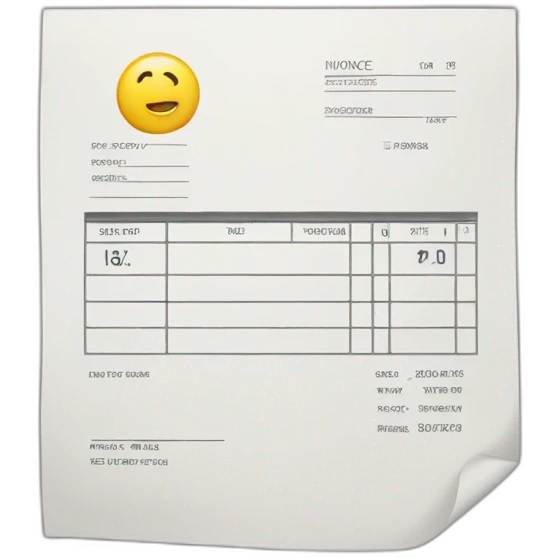 invoice emoji