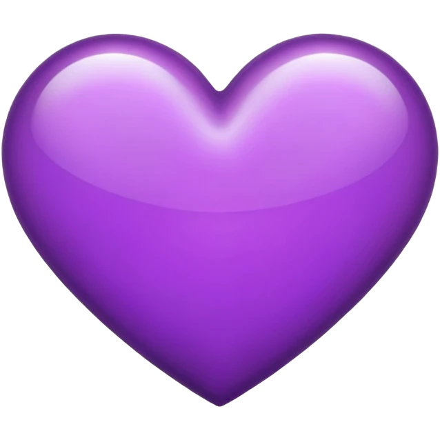 purple heart emoji