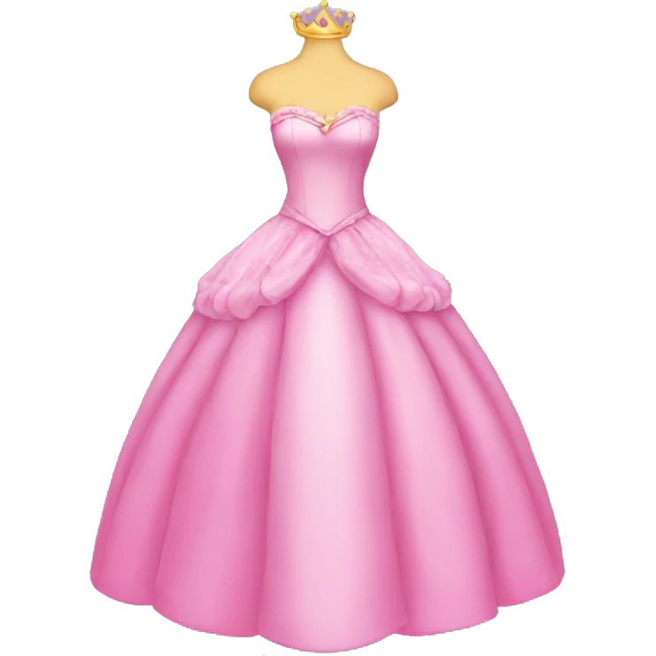 pink princess dress  emoji