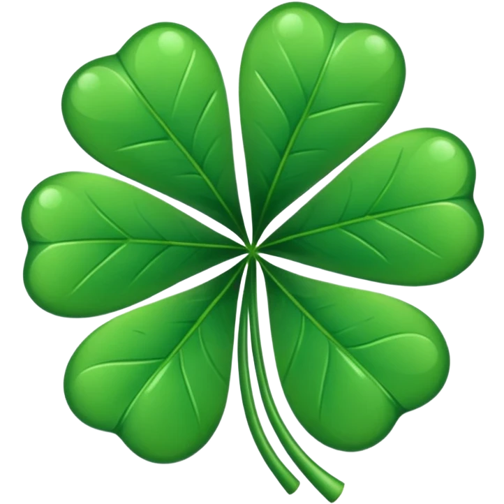  Un Trébol de 5 hojas Black clover emoji