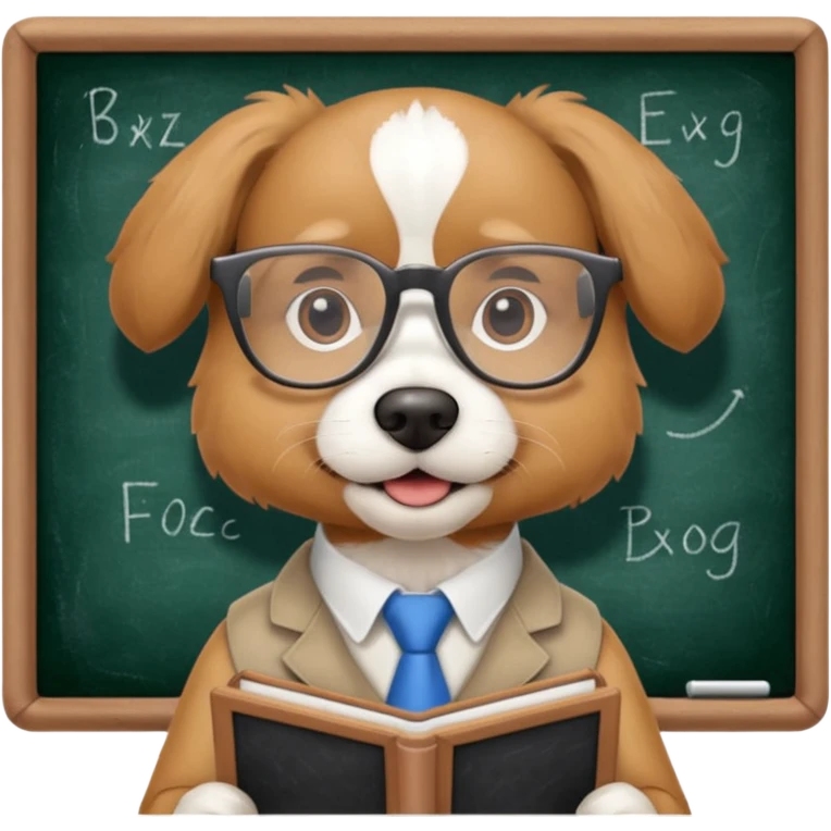 dog physicist  emoji