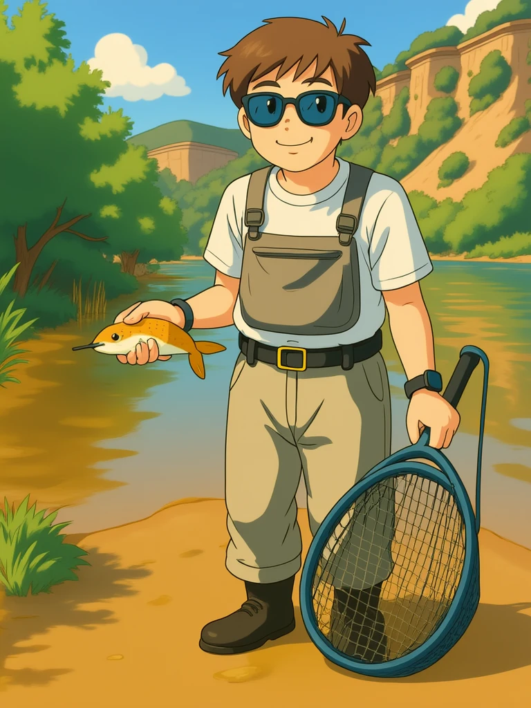 make this image ghibli studio style emoji