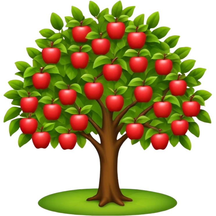 apple tree emoji