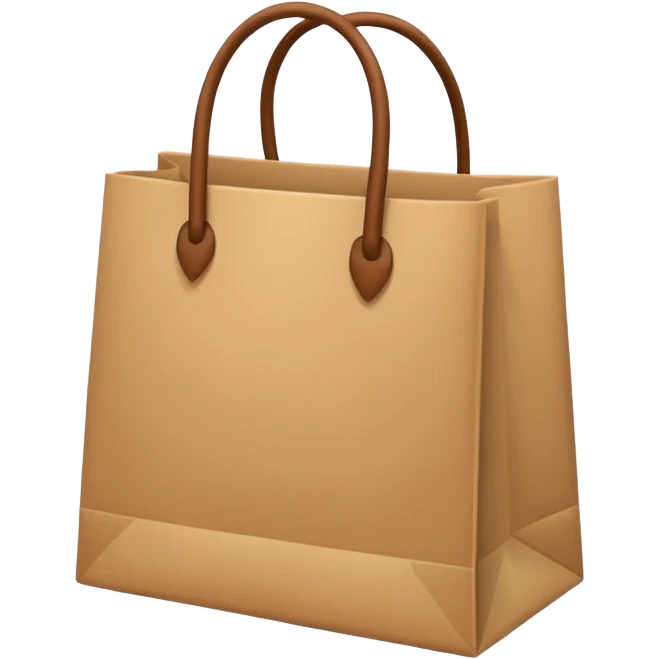 bolsa de papel emoji