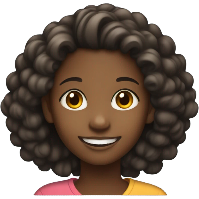 Black girl emoji