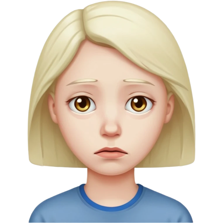 sad bleh emoji