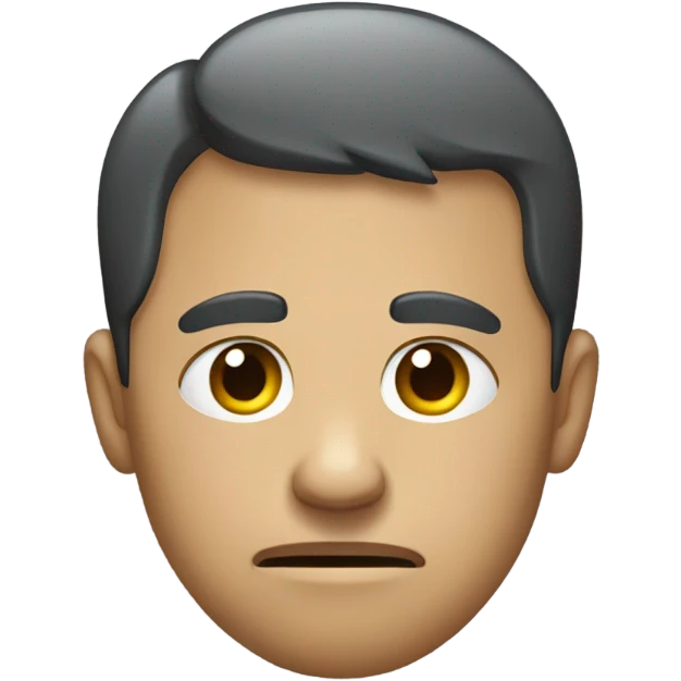 Worried emoji