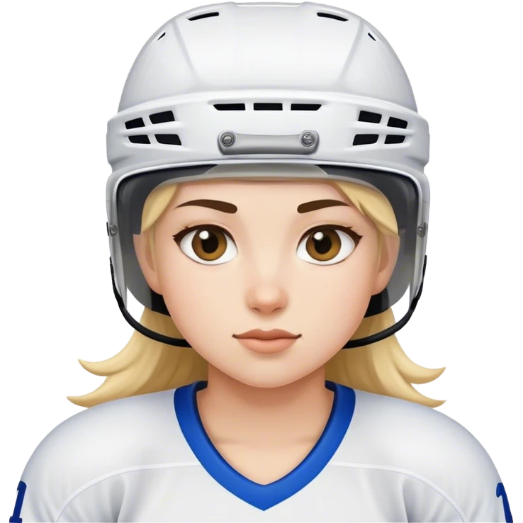 Girl hockey player emoji
