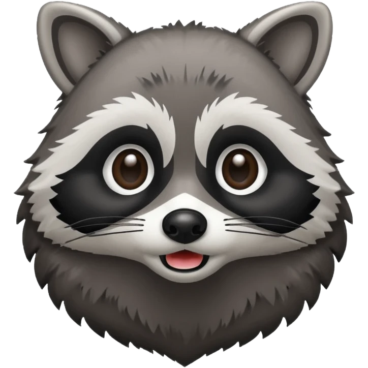  racoon with mustache emoji