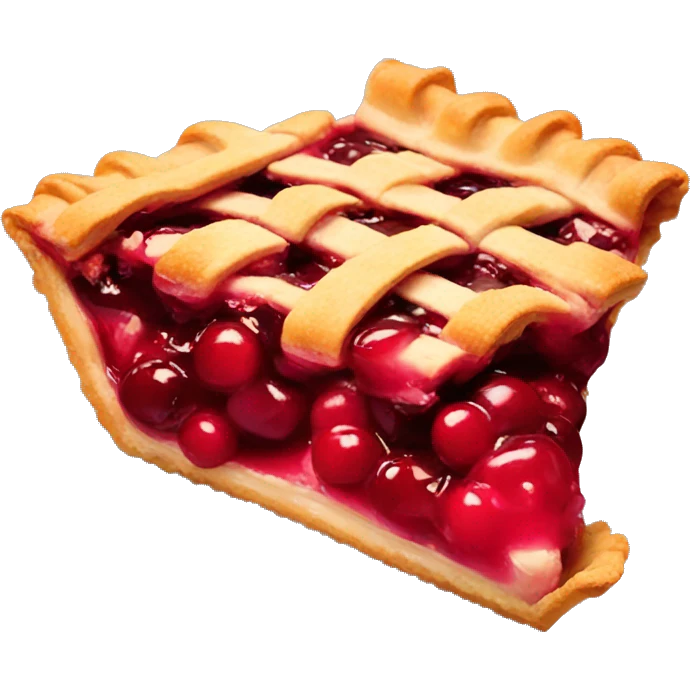 Cherry pie emoji