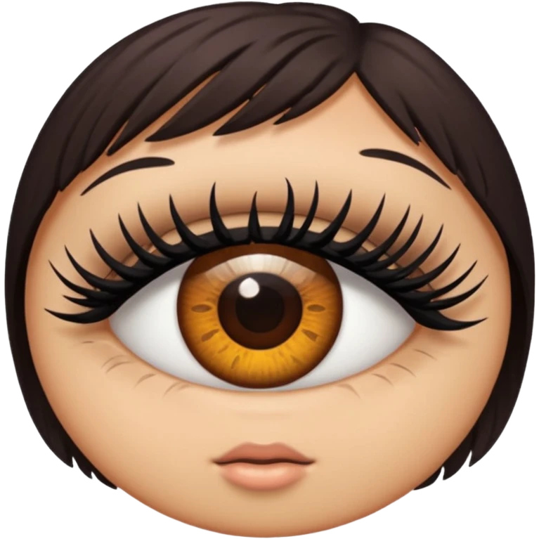 👀 with lashes  emoji