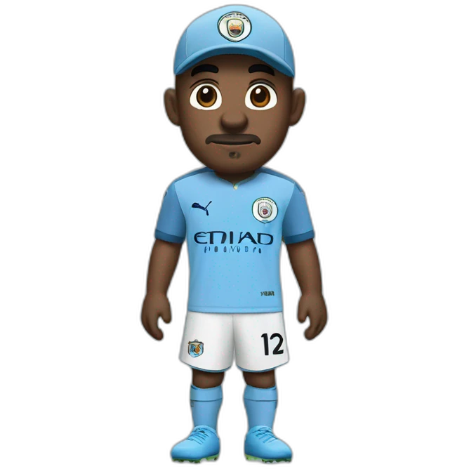 mario in manchester city jersey emoji