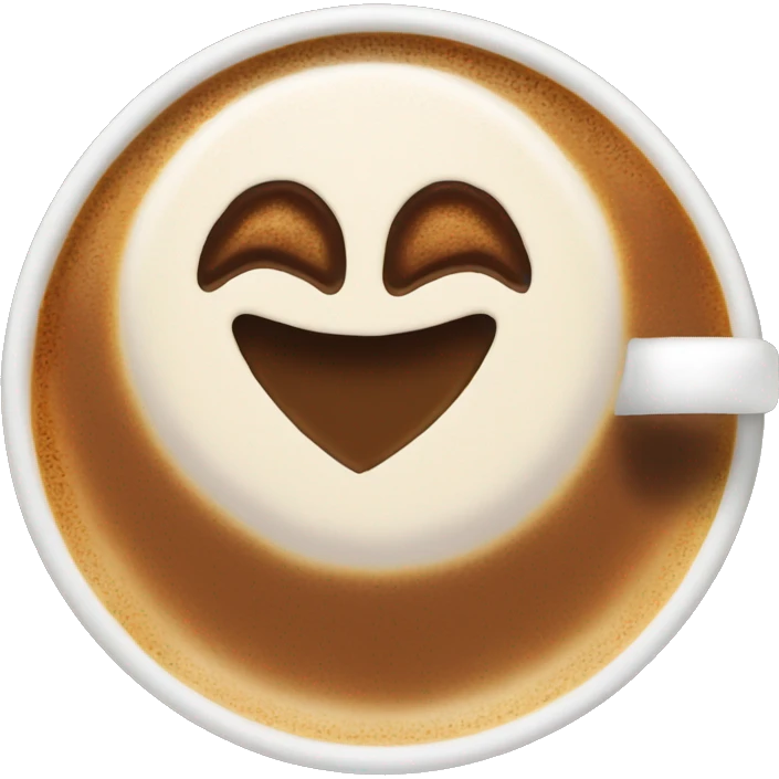 cappucino heart emoji emoji