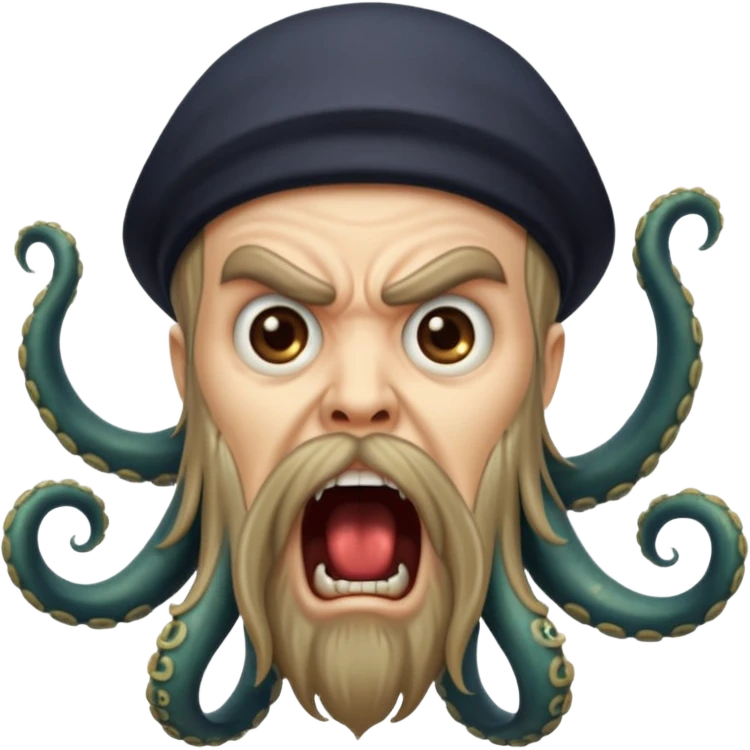 davy jones screaming emoji