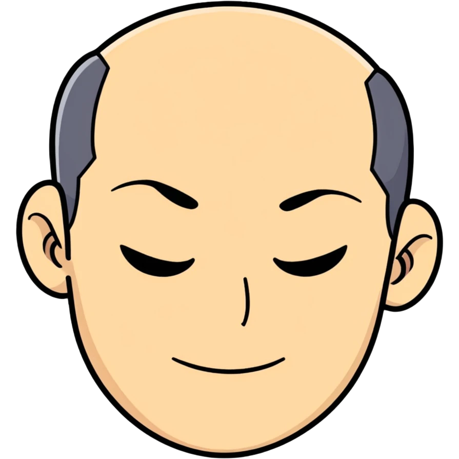 Receding hairline  emoji