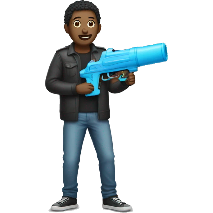 Person with water gun  emoji