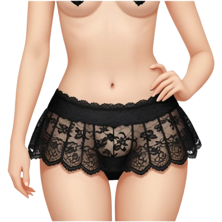Milf lift her skirt and show panties  emoji