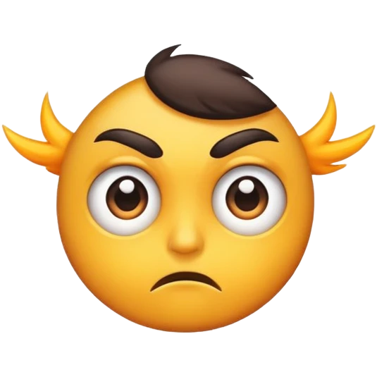 Bombastic side eye emoji