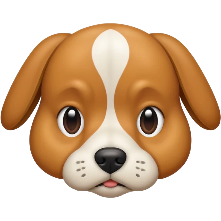 Dog being stubborn  emoji