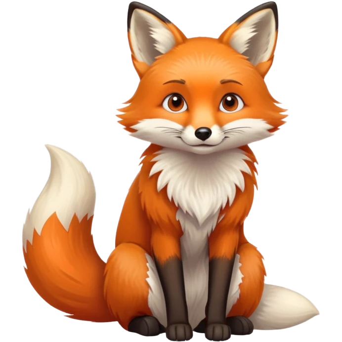 Russia red fox emoji