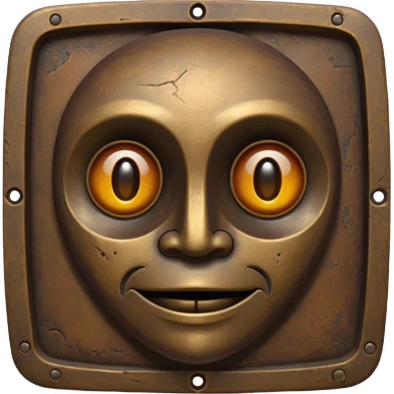 anthromorphic bronze artifact emoji