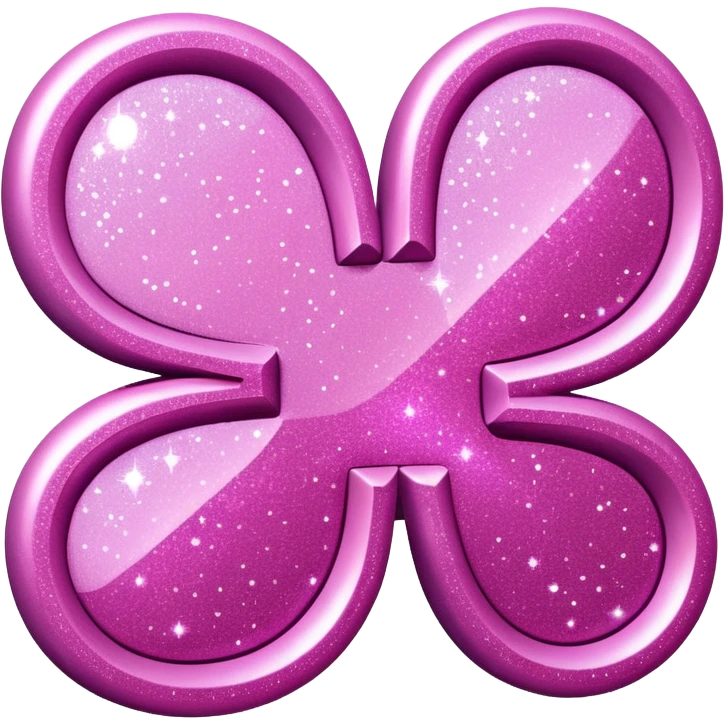 glitter pink simbolo Douyin emoji