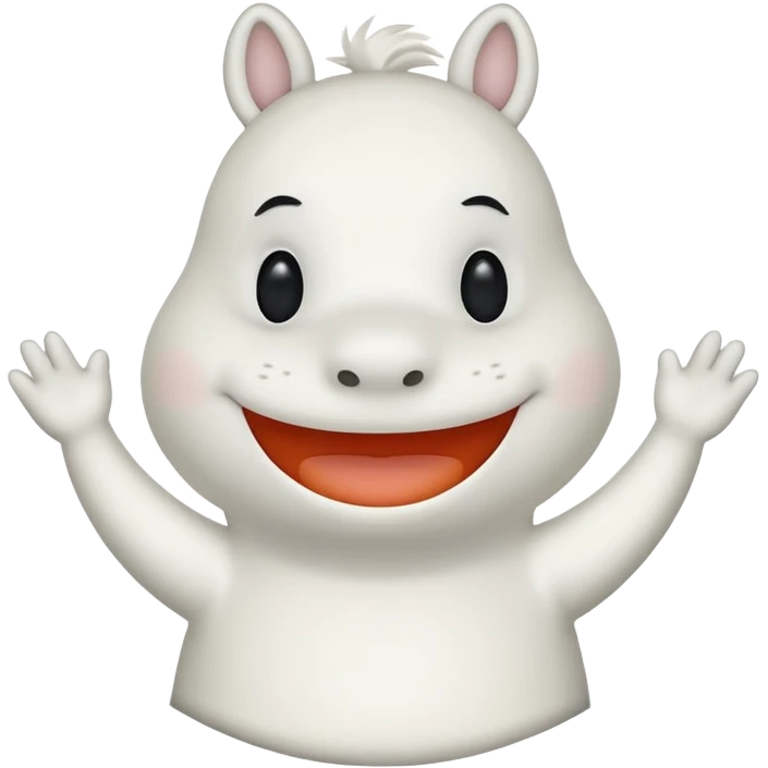 moomin smiling emoji