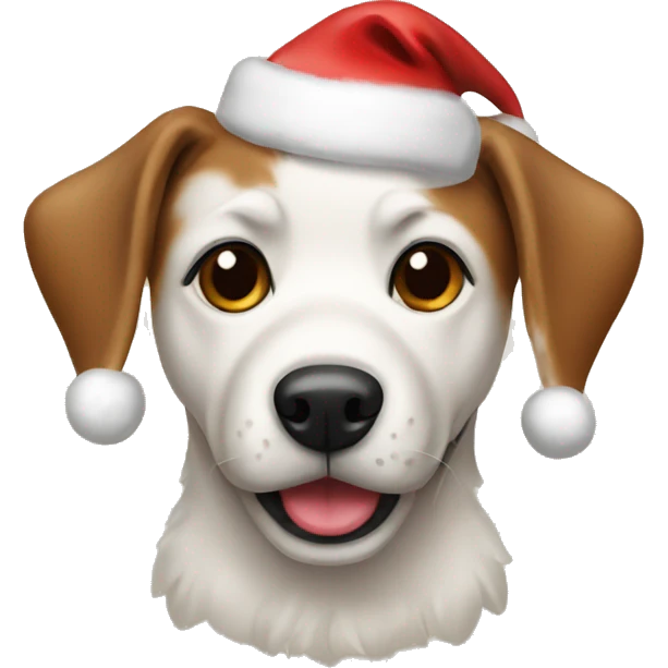 christmas dog  emoji